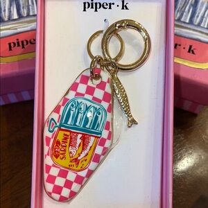 Piper K Sardine Motif Bag Charm/Key Chain 💖